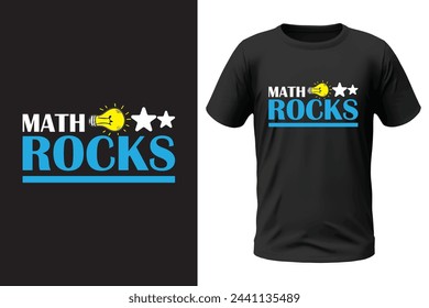 Math t-shirt design and vector file