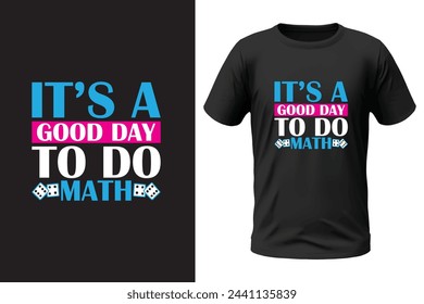 Math T-shirt design and vector file