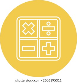 Math vector icon. Can be used for printing, mobile and web applications.