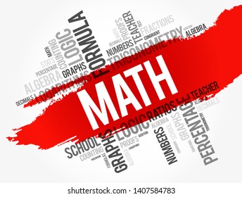 1,097 Math Word Cloud Images, Stock Photos & Vectors | Shutterstock