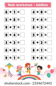 Math Worksheet Design For Kids