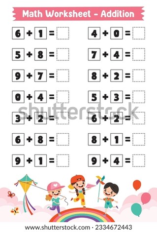 Math Worksheet Design For Kids
