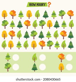 Math Worksheet Template With How Many