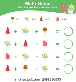 Mathematic counting worksheet. Math activity, count and write the answer. Additional mathematic worksheet. Educational printable math worksheet for children. 