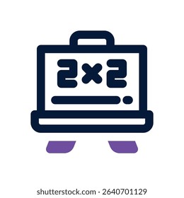mathematic duotone icon. Sleek and modern vector icon for websites, mobile apps, marketing materials, and corporate design. Fully scalable and ready to use.