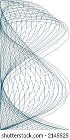 Mathematical Bezier line art