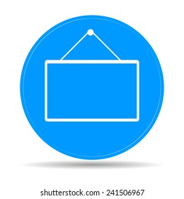 mathematical board icon. Flat vector illustrator  EPS