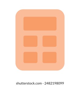 Mathematical calculations, calculation device, icon of calculator