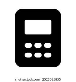 Cálculos matemáticos, dispositivo de cálculo, icono de la calculadora