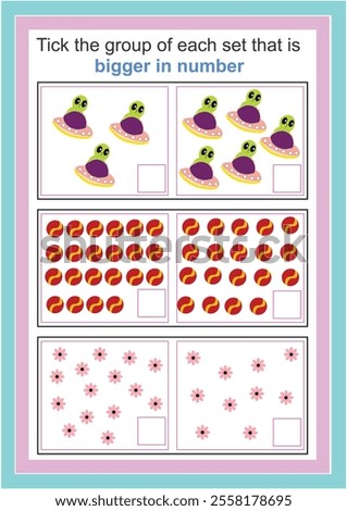 Mathematical educational game for children. Circle the bigger number worksheet. bigger smaller number worksheet for kids.