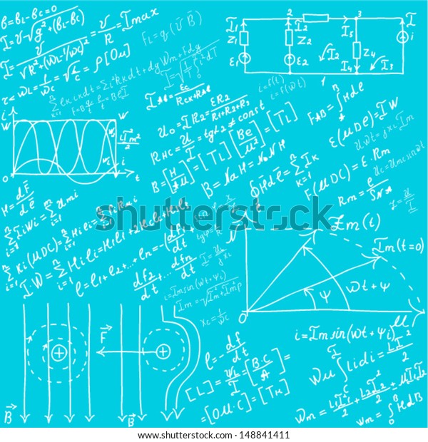 Mathematical
equations and formulas -
illustration