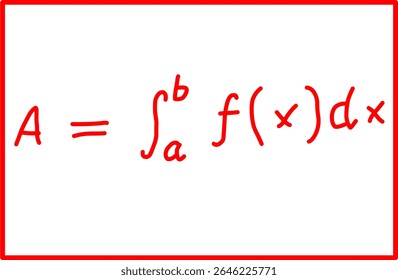 fórmula matemática para a área de ​ ​uma região fechada de uma parábola, integral. geometria analítica de uma parábola