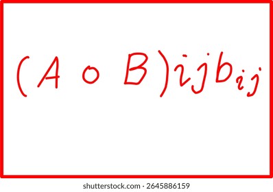 fórmula matemática
multiplicação de hadamard, álgebra linear