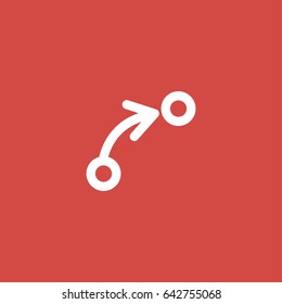 mathematical formula icon. sign design. red background