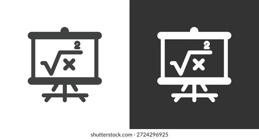 Symbol für mathematische Formel. Symbol für durchgezogene Glyphenserie