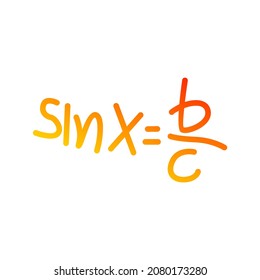 mathematical formula icon or symbol design