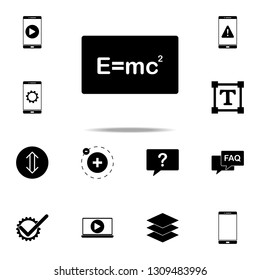 mathematical formula icon. web icons universal set for web and mobile
