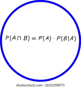 fórmula matemática para probabilidade simultânea, probabilidade básica. estatística e probabilidade