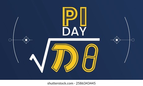 Mathematical Fun, Celebration, World Pi Day Social Media Stories with Mathematical Constants