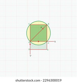 Mathematical geometric formulas abstract background. Can be used for mathematical and geometric symbols, graphs, drawings, symbols, diagram and drawing backgrounds.