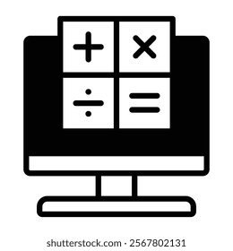 Mathematical Icon Element For Design
