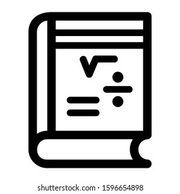 mathematical icon isolated sign symbol vector illustration - high quality black style vector icons
