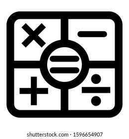 mathematical icon isolated sign symbol vector illustration - high quality black style vector icons
