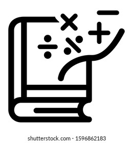 mathematical icon isolated sign symbol vector illustration - high quality black style vector icons
