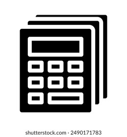 mathematical icon with style glyph