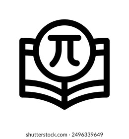 mathematical icon. vector line icon for your website, mobile, presentation, and logo design.