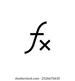 mathematical intergal symbol icon vector template illustration logo design