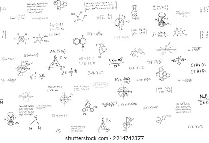 mathematical, physical formulas. scientific educational background..