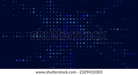 Mathematical Plus Symbols Pattern. Math Design Elements Background. Medical Tech Background. Vector Illustration.