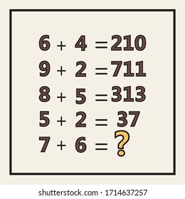 mathematical rebus. riddle for children
