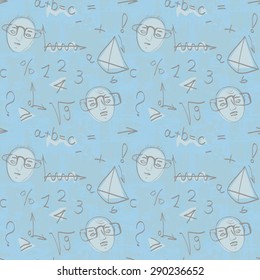 Mathematical seamless pattern, eps 8