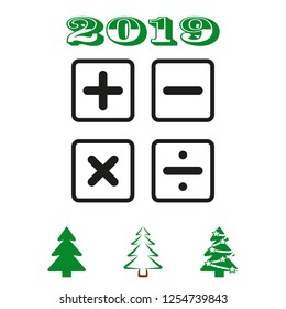 mathematical signs icon