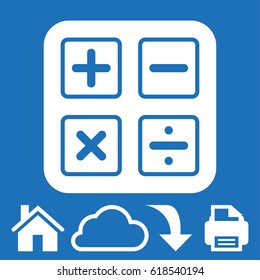mathematical signs icon