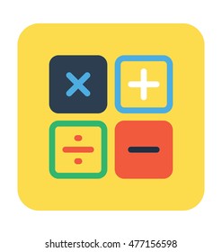 Mathematical Signs Vector Icon