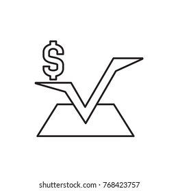 mathematical square icon illustration isolated vector sign symbol