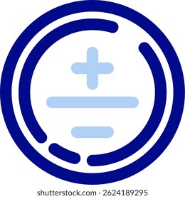 Símbolo matemático Line vetor Icon Design