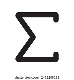 diseño de logotipo de ilustración de vector de símbolo matemático