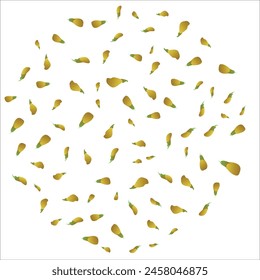 Mathematical symbols and fruits and vegetables