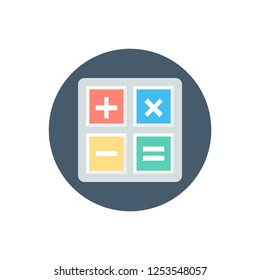 Mathematical Symbols Vector Icon