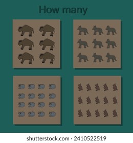Mathematical tasks for preschool children. Teaching a child to count