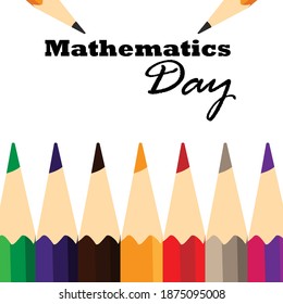Mathematics Day vector illustration December 22.