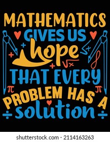 Mathematics Gives Us Hope That Every Stock Vector (Royalty Free ...