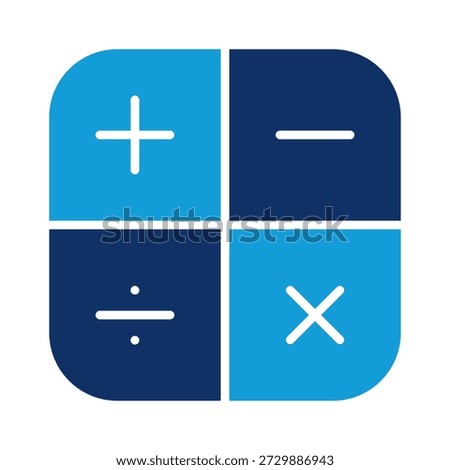 Mathematics Icon Element for Design