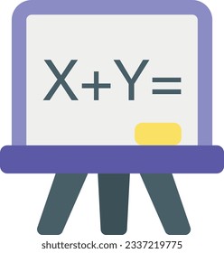 diseño de iconos planos de iconos de matemáticas