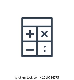 mathematics icon outline