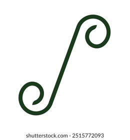 mathematics integral symbol icon illustration design